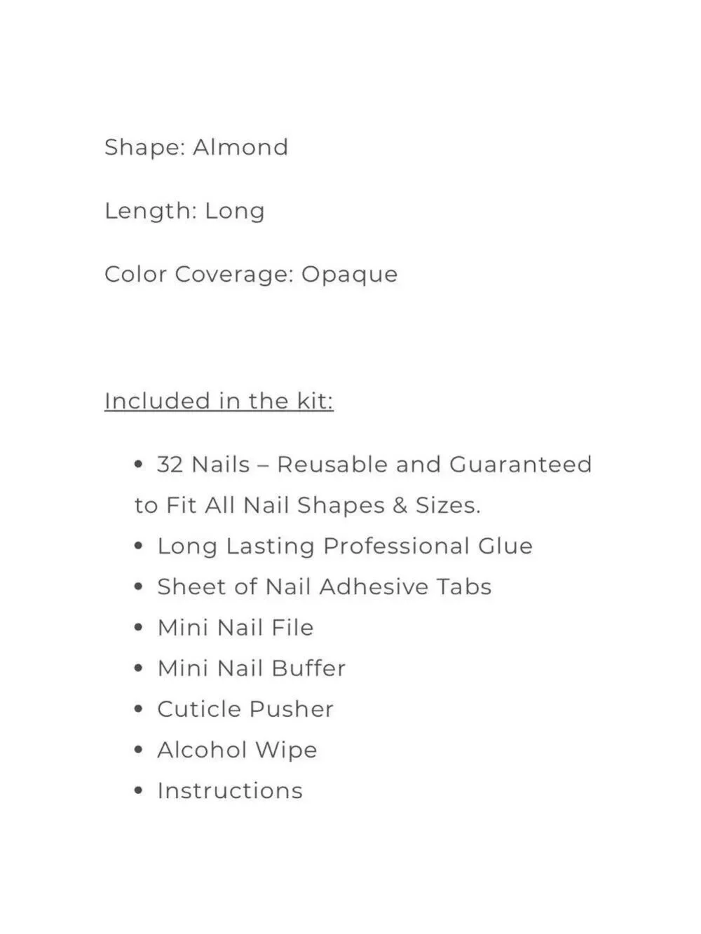 Facile DIRTY SHIRLEY Faux Reusable Press On Nails | NEW | Gel Effect | Ombré
